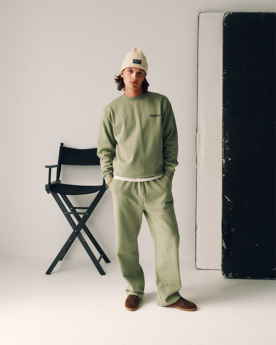 Alma De Ace Sporting Goods Light Green Sweatpants