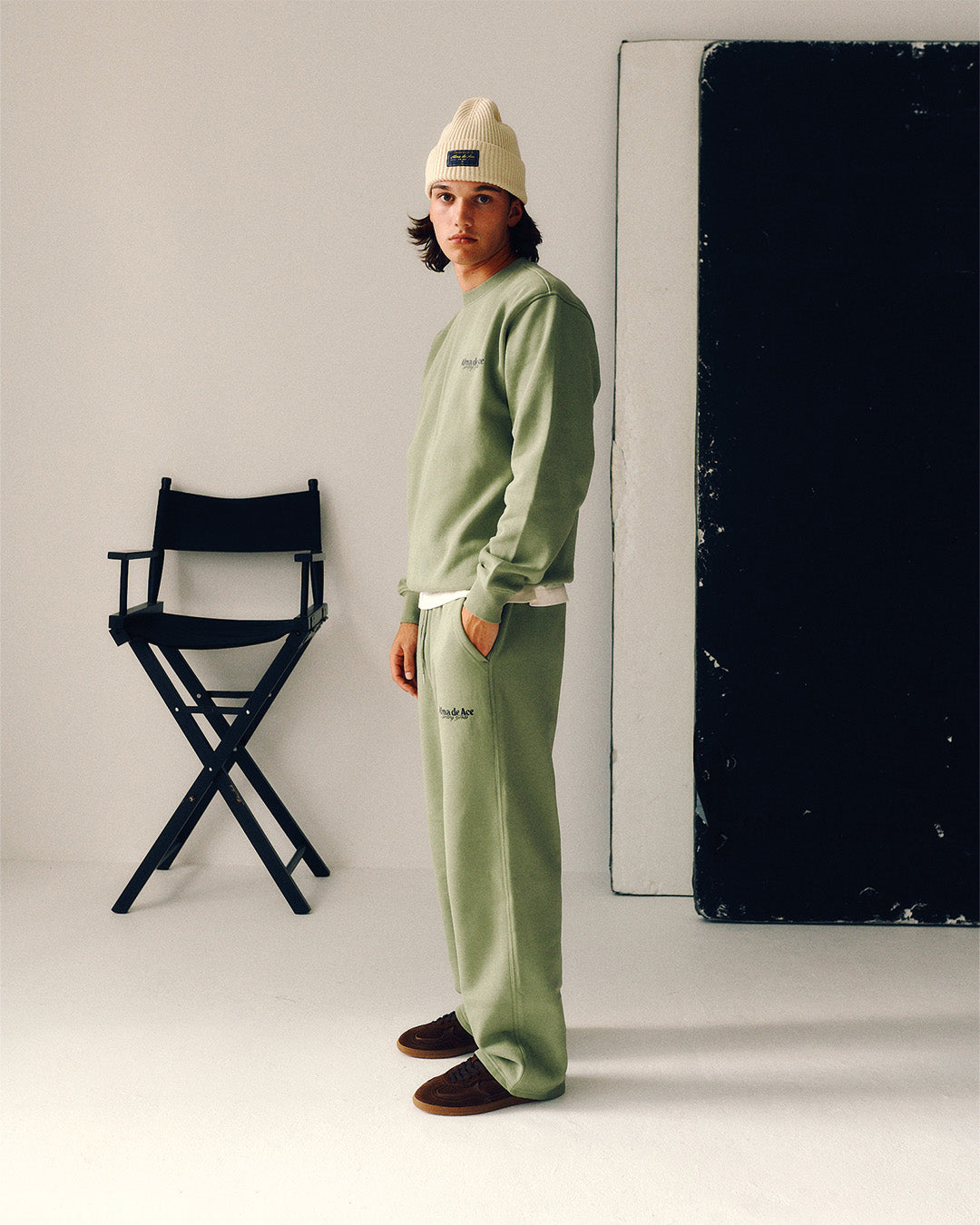 Alma De Ace Sporting Goods Light Green Sweatpants