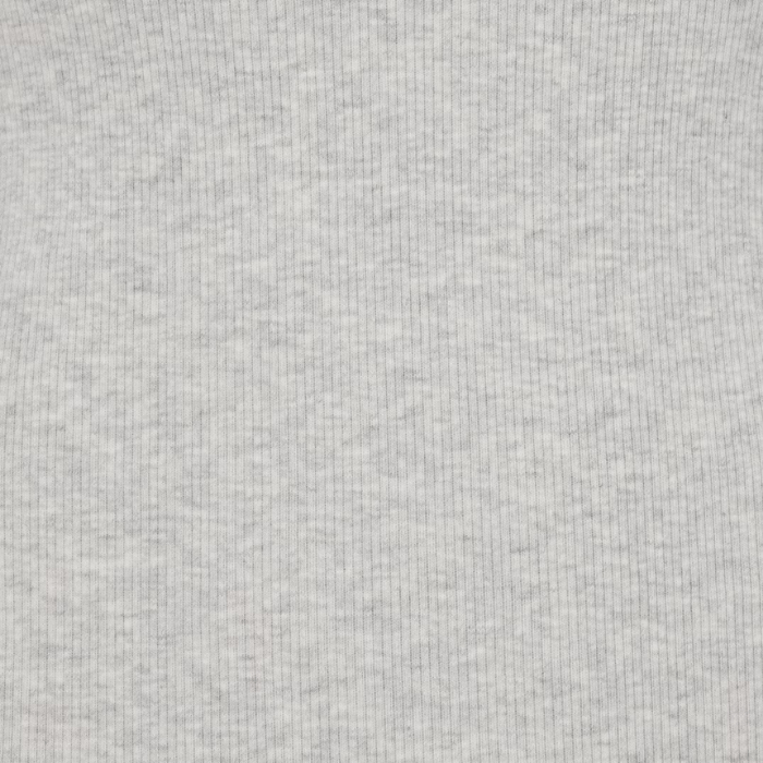 Skims Cotton Rib Loose Boxer Light Heather Grey