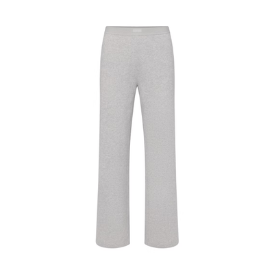 Skims Cotton Rib Pant Light Heather Grey