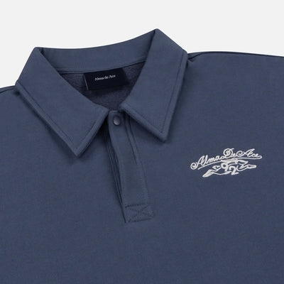 Alma De Ace Lina Rugby Blue Polo Shirt