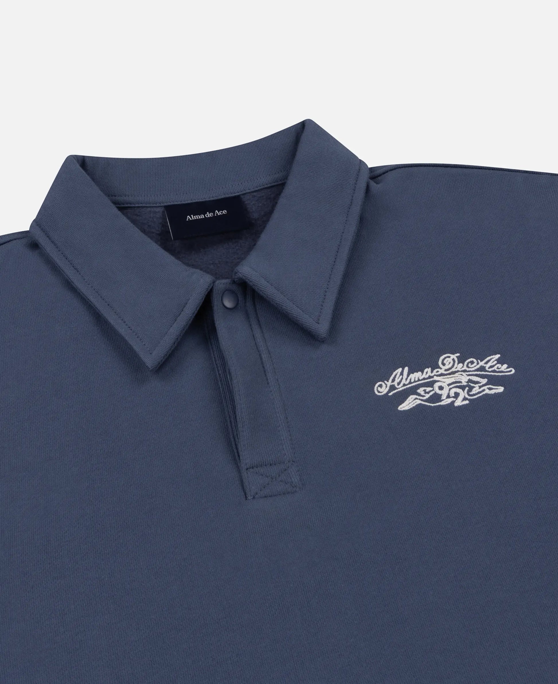 Alma De Ace Lina Rugby Blue Polo Shirt