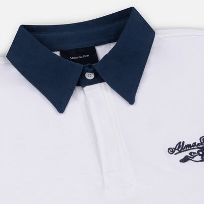 Alma De Ace Lina Rugby Cream Polo Shirt
