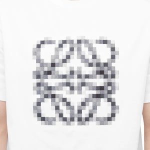 Loewe Anagram Pixelated White T Shirt