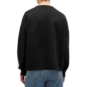 Loewe Anagram Pocket Cotton and Viscose Black Sweatshirt