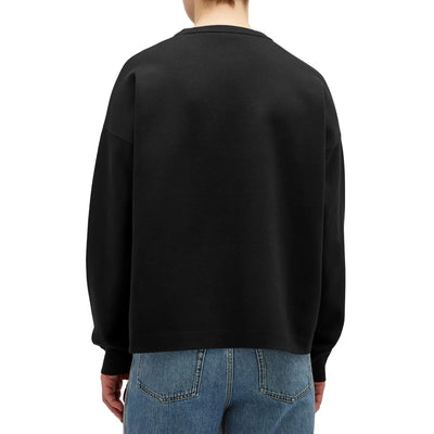 Loewe Anagram Pocket Cotton and Viscose Black Sweatshirt
