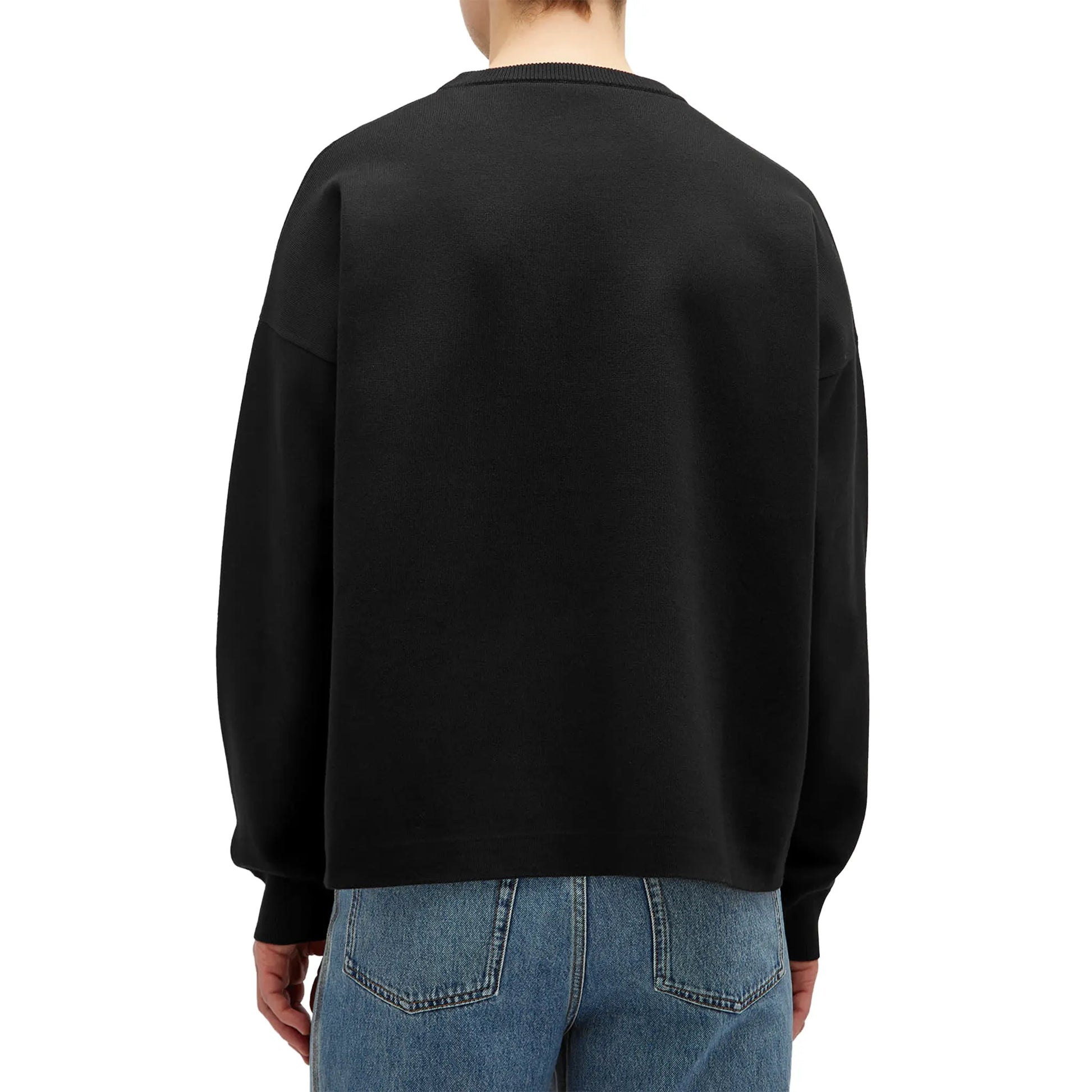 Loewe Anagram Pocket Cotton and Viscose Black Sweatshirt