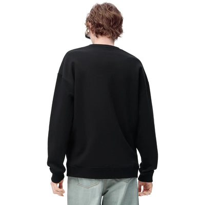 Loewe Regular Fit Cotton Black Sweatshirt