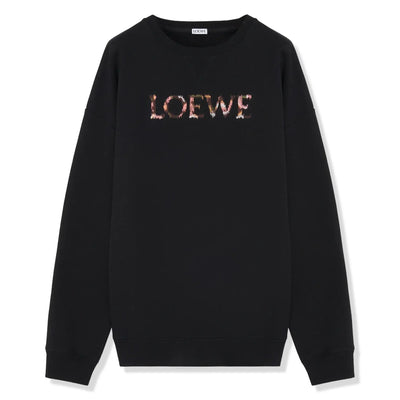 Loewe Regular Fit Cotton Black Sweatshirt