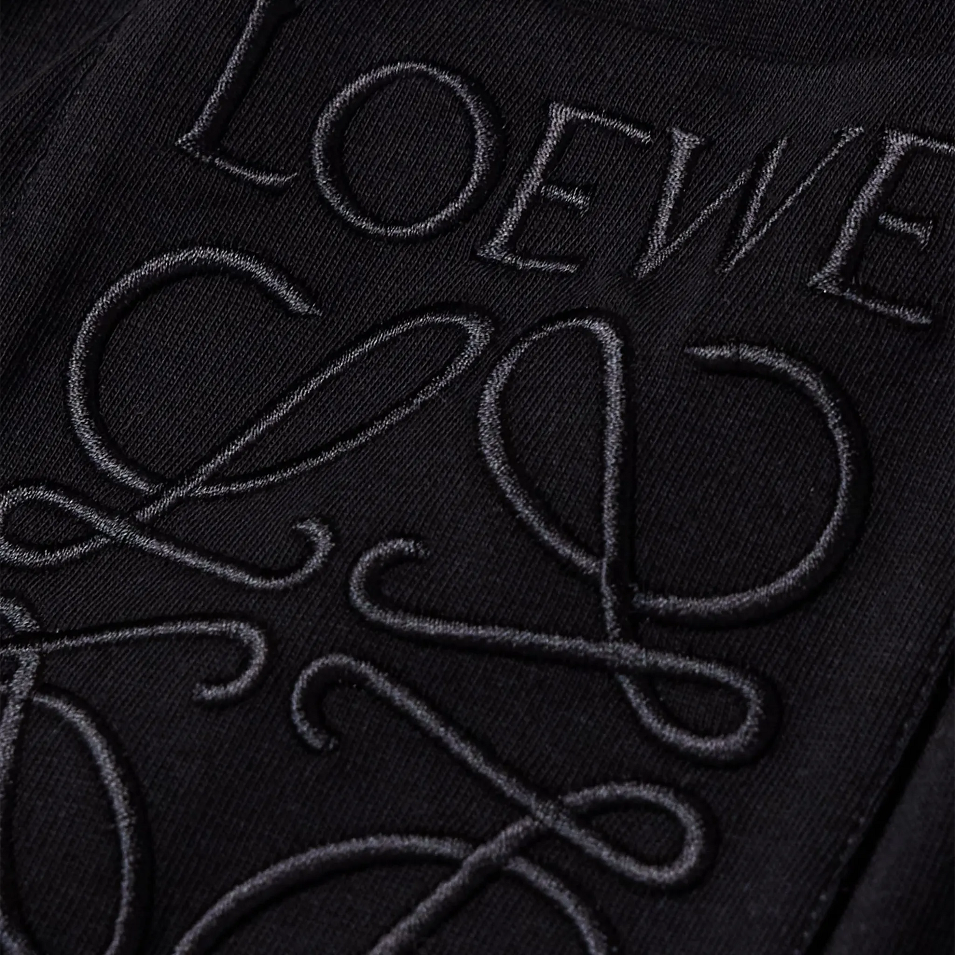 Loewe Relaxed Fit Black T Shirt