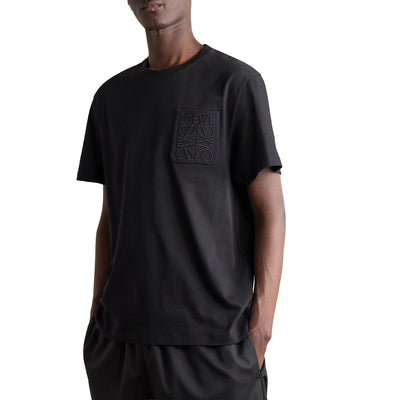 Loewe Relaxed Fit Black T Shirt