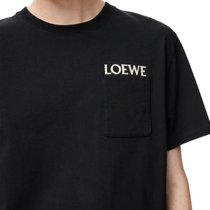 Loewe Relaxed Fit Cotton Black T-Shirt