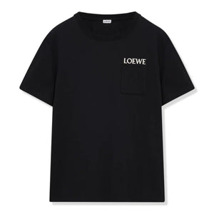 Loewe Relaxed Fit Cotton Black T-Shirt