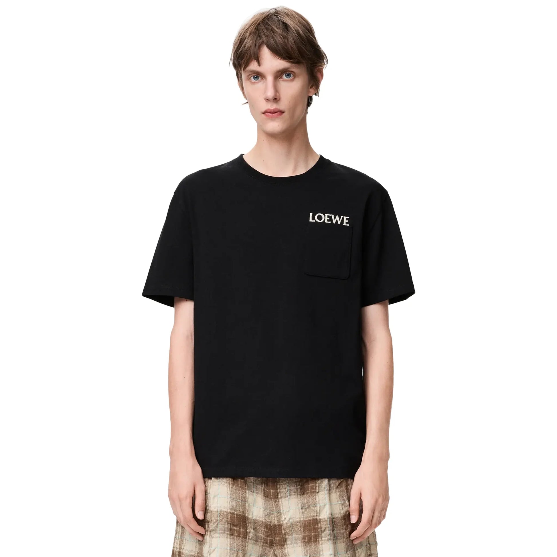 Loewe Relaxed Fit Cotton Black T-Shirt