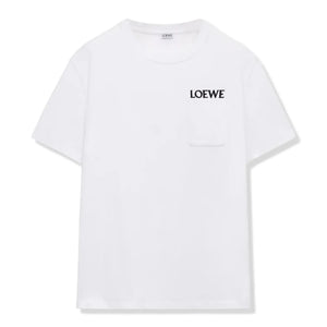 Loewe Relaxed Fit Cotton White T-Shirt