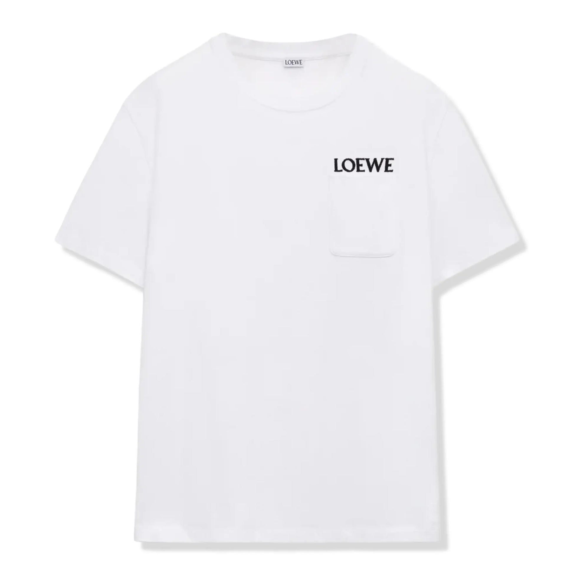 Loewe Relaxed Fit Cotton White T-Shirt