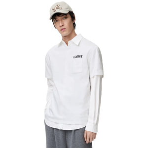 Loewe Relaxed Fit Cotton White T-Shirt