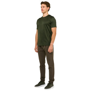 Loiano Egyptian Cotton Forest Green T Shirt