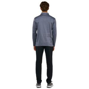 Loiano Egyptian Cotton L/S Steel Polo Shirt