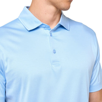 Loiano Egyptian Cotton Light Blue Polo Shirt