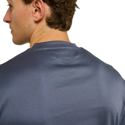 Loiano Egyptian Cotton Steel T Shirt