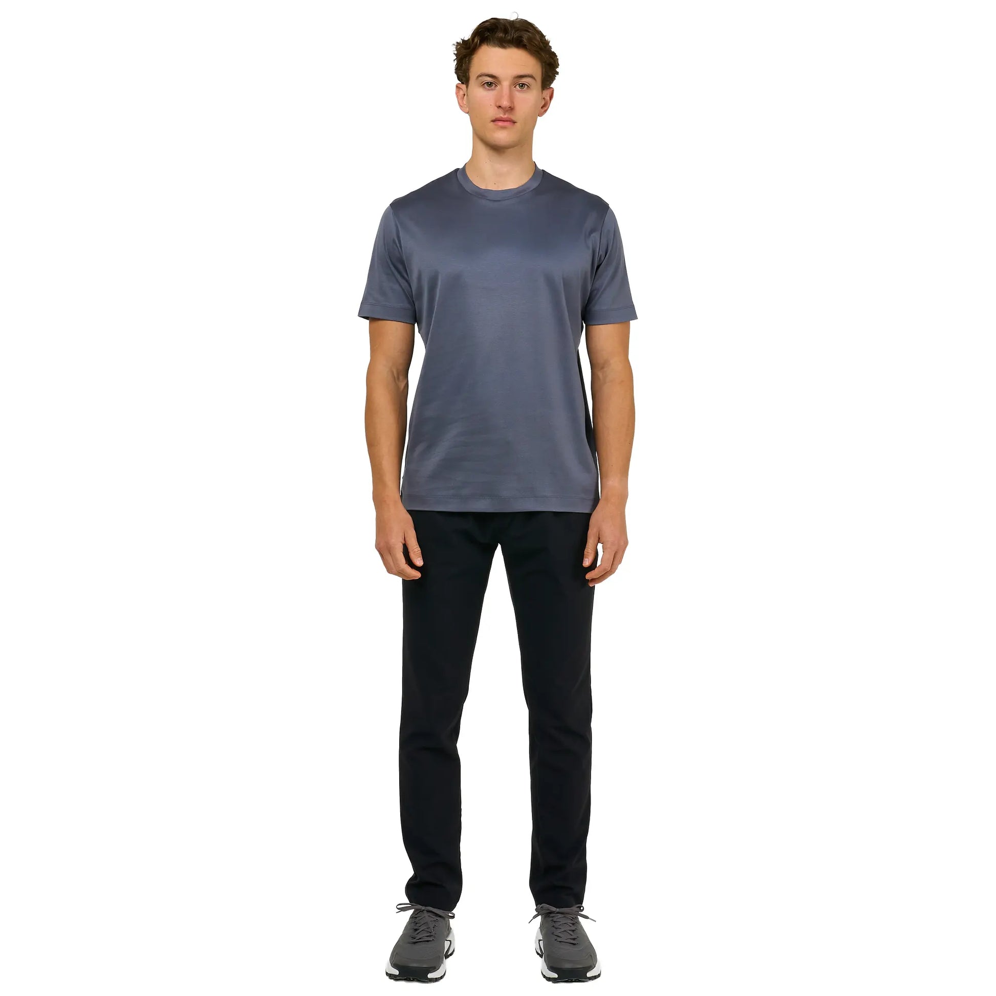 Loiano Egyptian Cotton Steel T Shirt