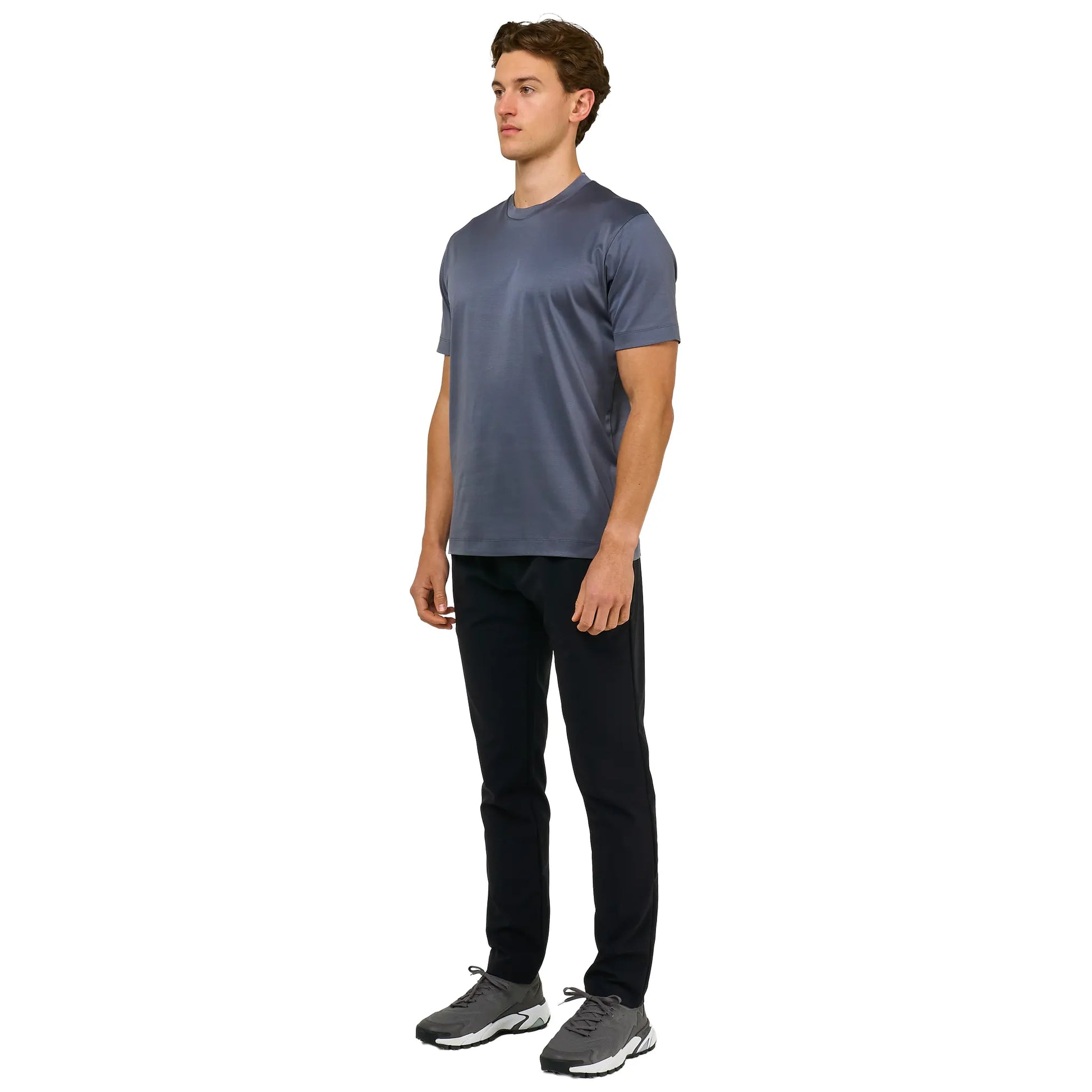 Loiano Egyptian Cotton Steel T Shirt