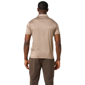 Loiano Egyptian Cotton Taupe Polo Shirt