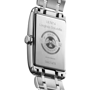 Longines Dolcevita Silver Flinque Dial Women 21mm