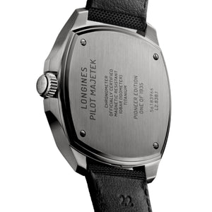 Longines Pilot Majetek Pioneer Edition Black Matt Dial Men 43mm
