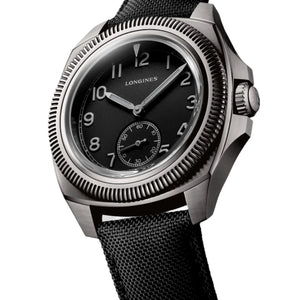 Longines Pilot Majetek Pioneer Edition Black Matt Dial Men 43mm