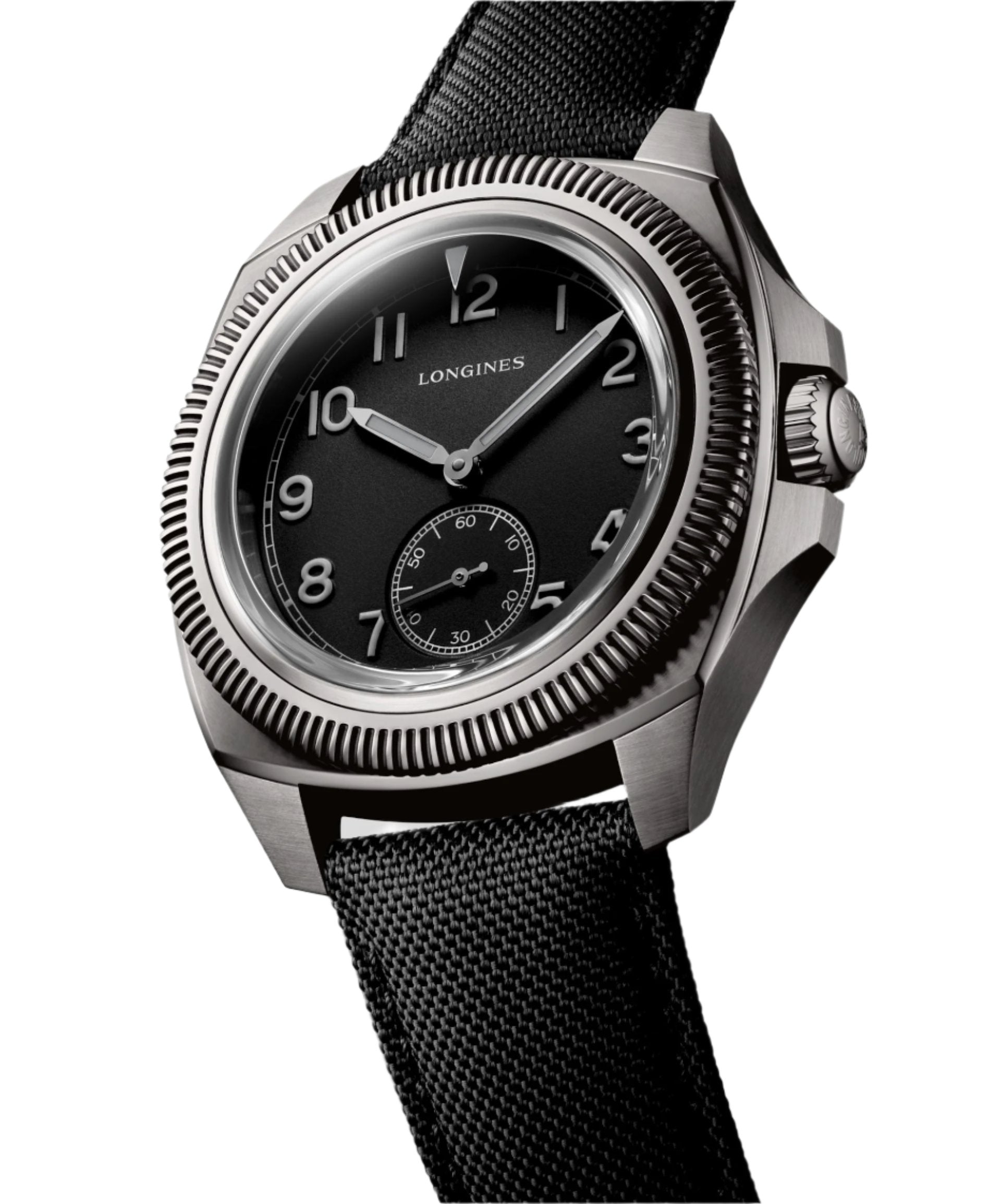 Longines Pilot Majetek Pioneer Edition Black Matt Dial Men 43mm
