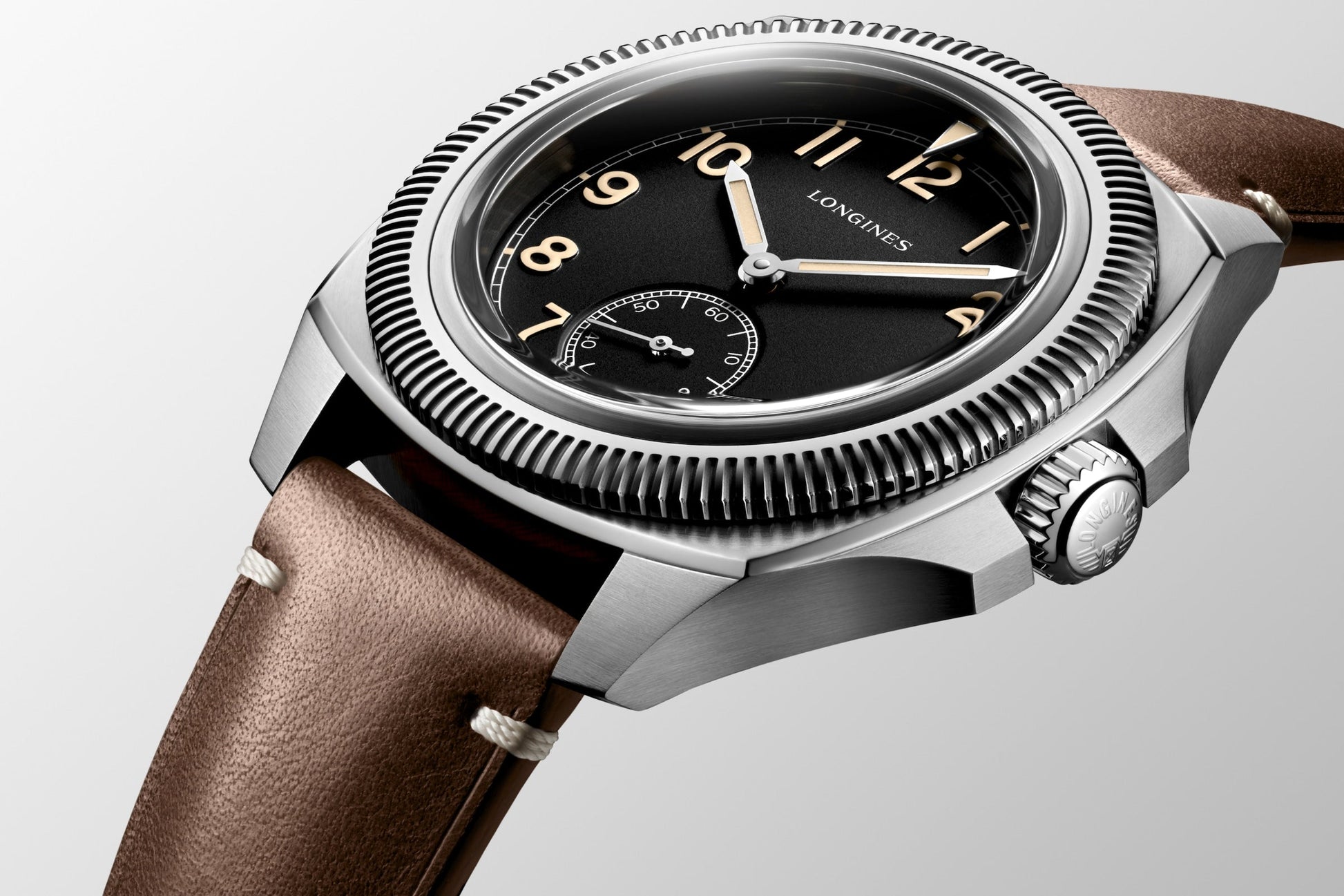 Longines Pilot Majetek Black dial Men 43mm