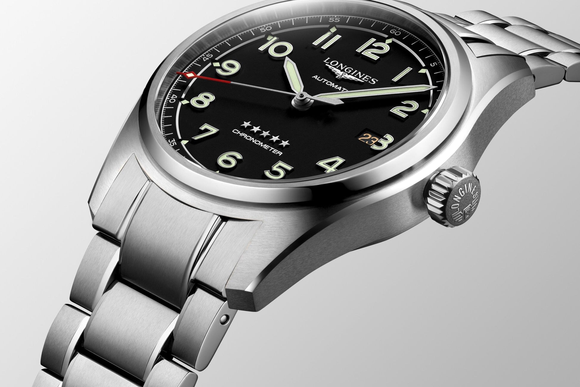 Longines Spirit Black dial Men 42mm