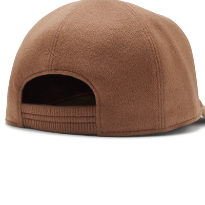Loro Piana Cashmere Storm System Velvet Brown Baseball Cap