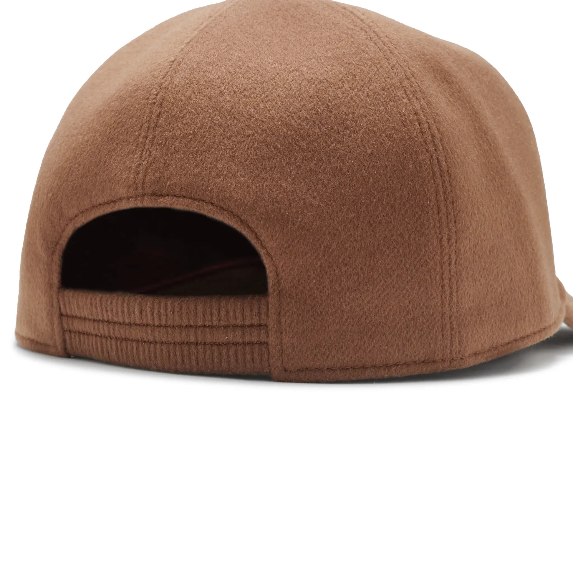 Loro Piana Cashmere Storm System Velvet Brown Baseball Cap