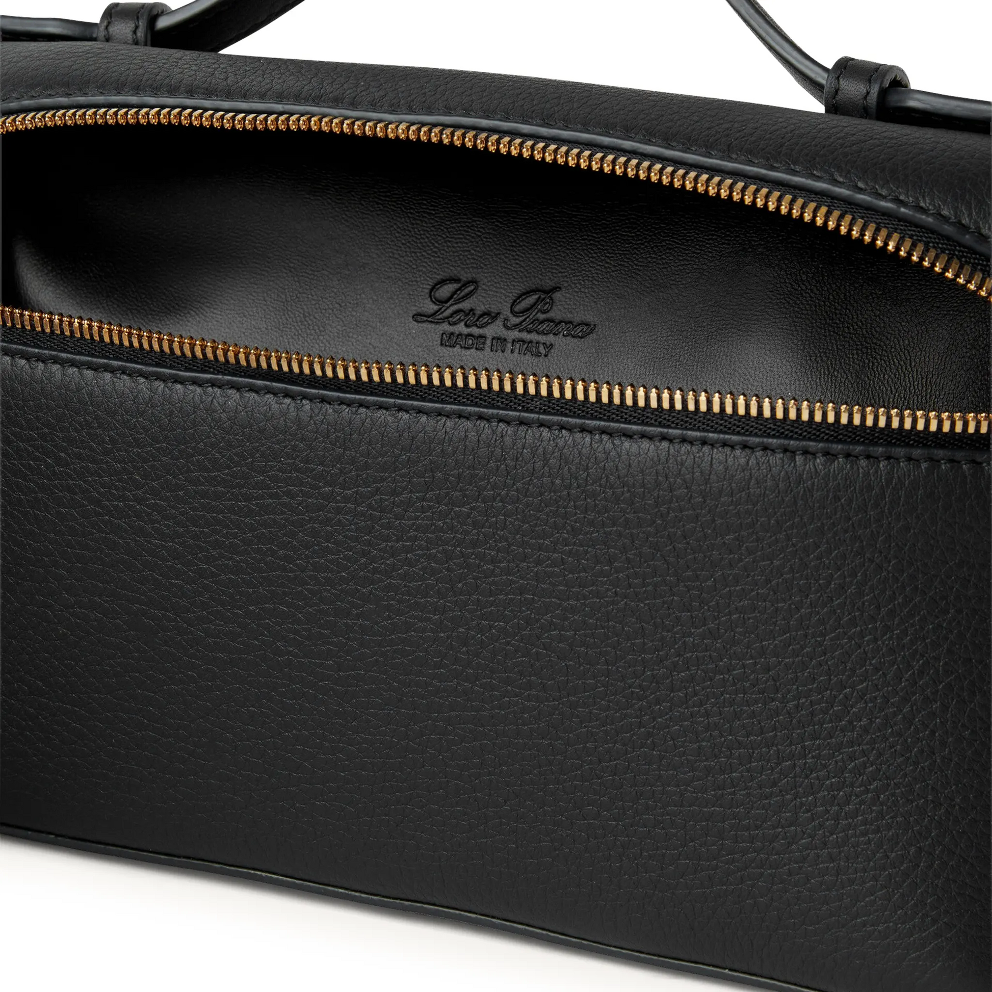 Loro Piana Extra Pocket L19 Black Sun Gold Shoulder Bag