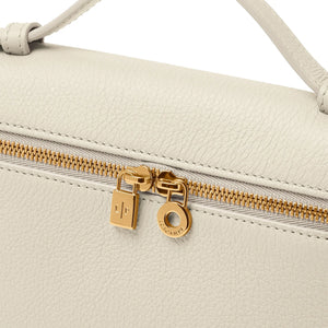 Loro Piana Extra Pocket L19 Whisper White Sun Gold Shoulder Bag
