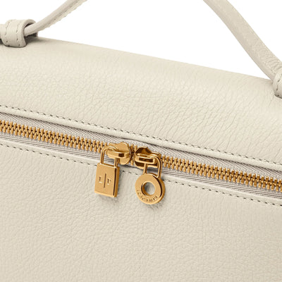 Loro Piana Extra Pocket L19 Whisper White Sun Gold Shoulder Bag