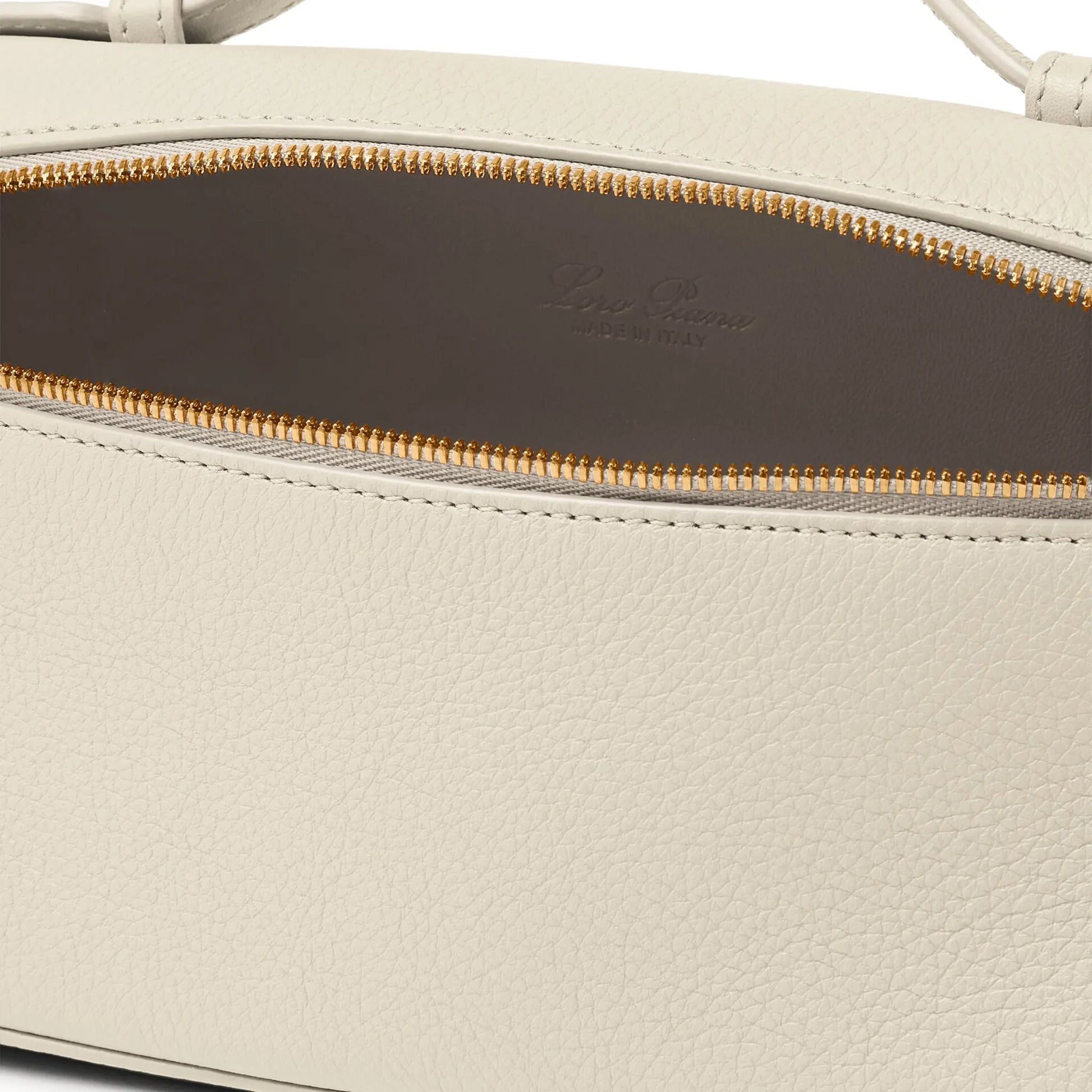 Loro Piana Extra Pocket L19 Whisper White Sun Gold Shoulder Bag