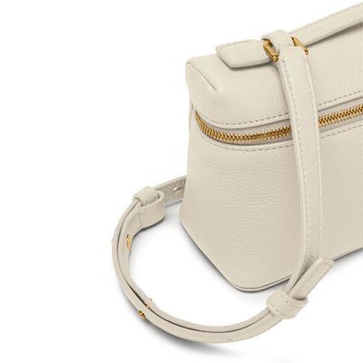 Loro Piana Extra Pocket L19 Whisper White Sun Gold Shoulder Bag
