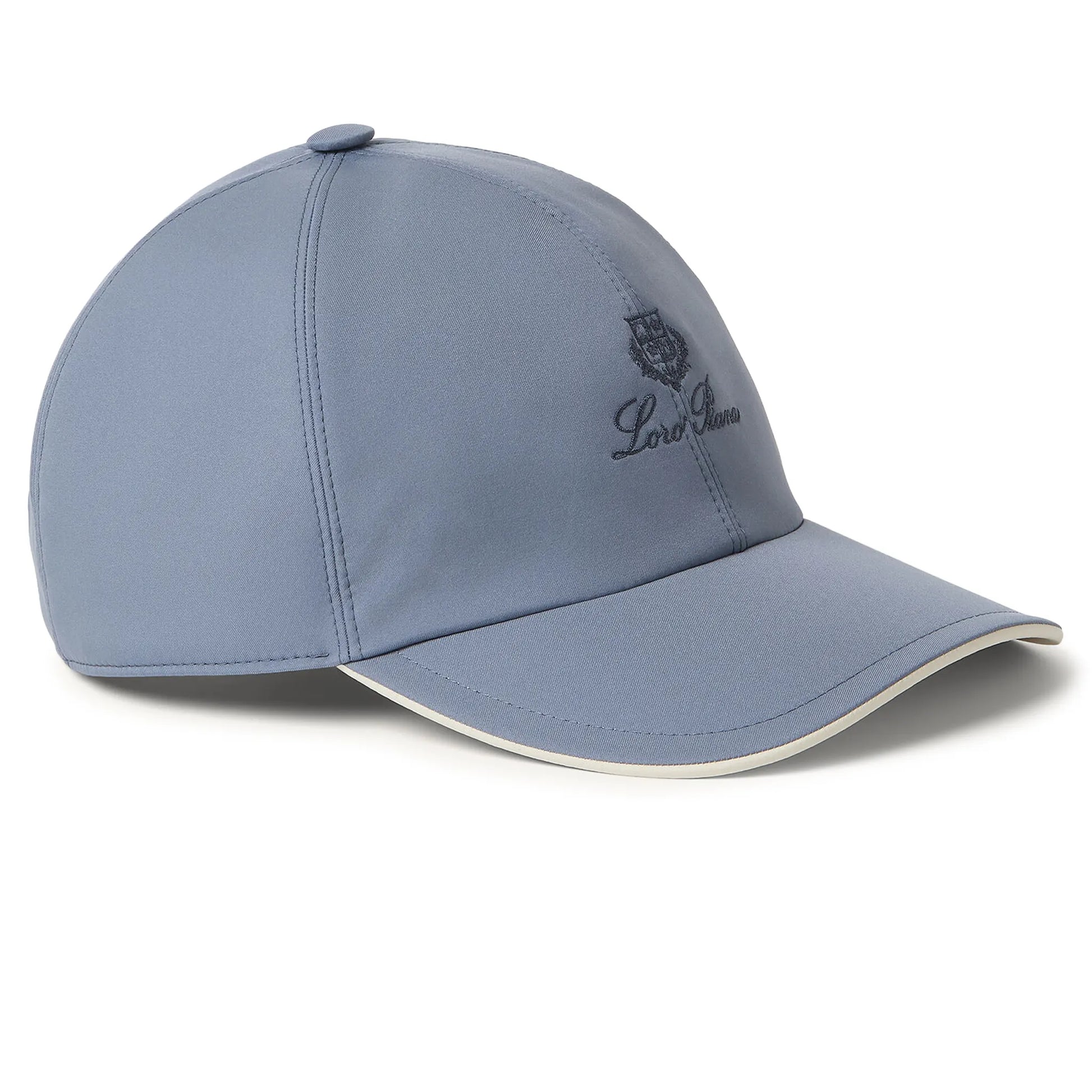 Loro Piana Microfibre Storm System Blurred Clouds Ivory Baseball Cap
