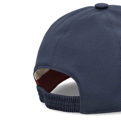 Loro Piana Microfibre Storm System Royal Navy Ivory Baseball Cap