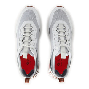Loro Piana Week End Walk Frost Grey Linen Mesh Sneaker