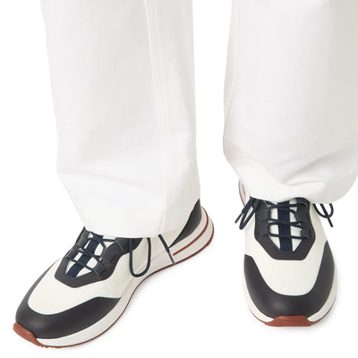 Loro Piana Week End Walk Frost White Sea Linen Mesh Sneaker