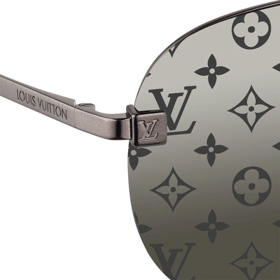Louis Vuitton Clockwise Monogram Dark Gun Sunglasses