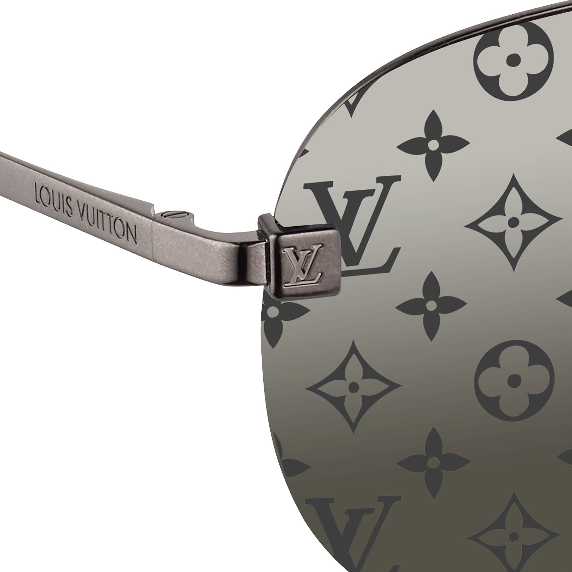 Louis Vuitton Clockwise Monogram Dark Gun Sunglasses