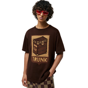 Louis Vuitton Cotton Trunk Print Sienna Brown T Shirt