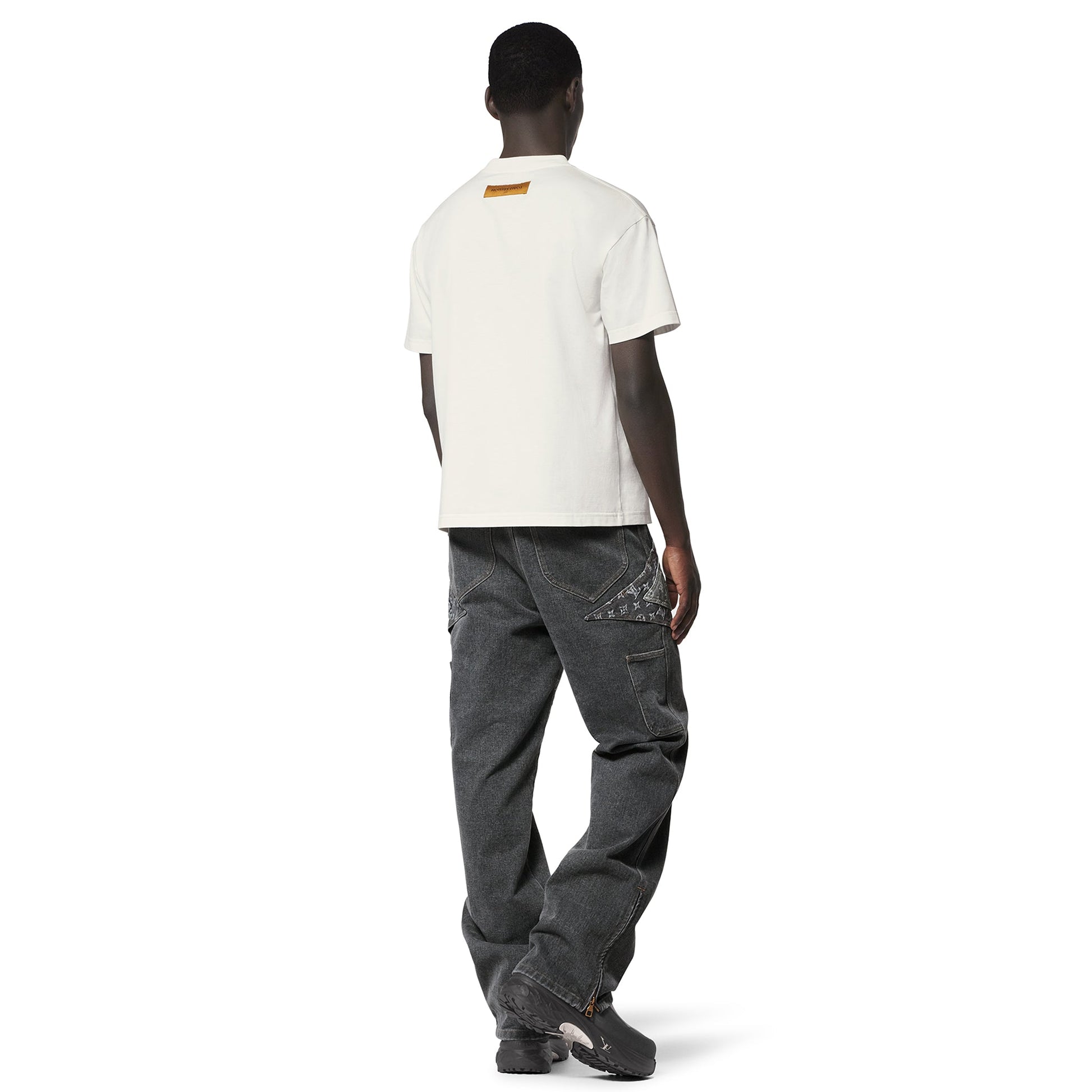 Louis Vuitton LV Birds Printed Cotton T Shirt White