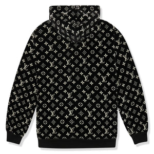 Louis Vuitton LV Monogram Oversized Black Hoodie